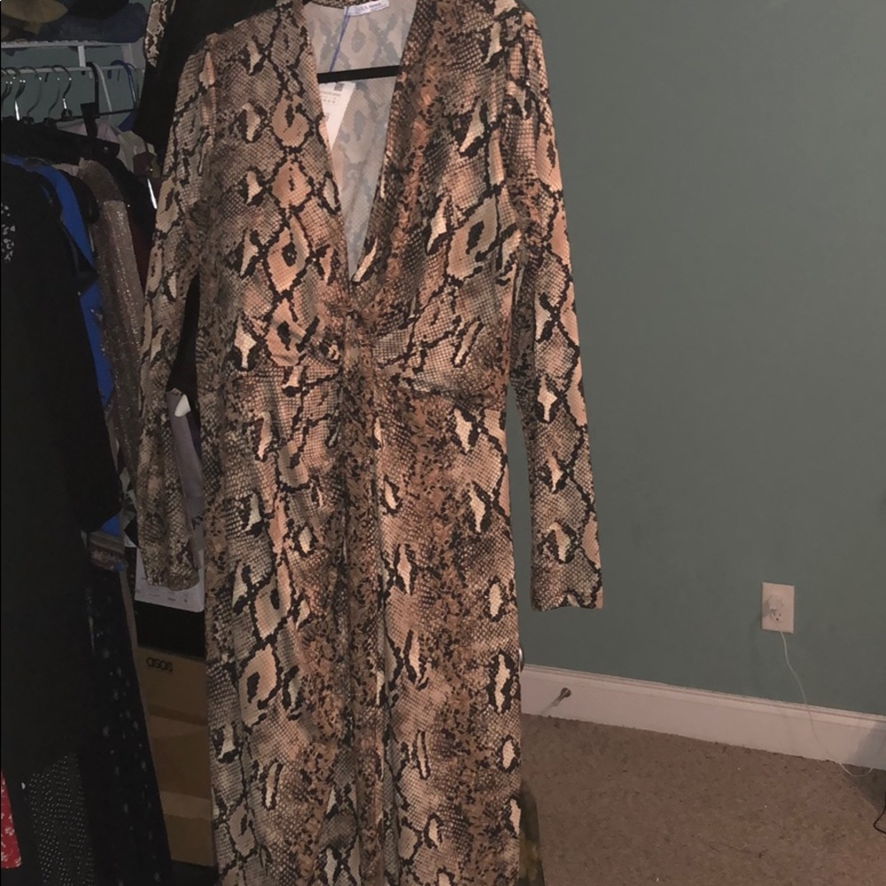 Snake skin dress